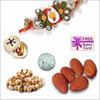 Mixed Dryfruits Coin Rakhi Hamper(Canada) 