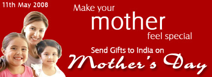 Mothers day gifts to India