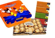 Chocolates to India