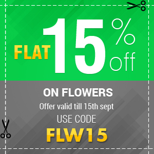 Deals | Get flat 15% off on Flowers