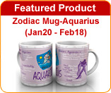 Zodiac Mug Aquarius | Shipping 3-4 days