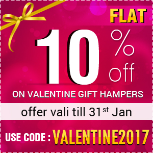 Deals | Get flat 10% off on heart winning valentine gift hampers