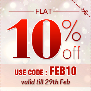 Deals | Flat 10% off on Valentine Serenades