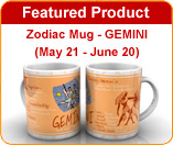 Zodiac Mug Gemini | Shipping 3-4 days