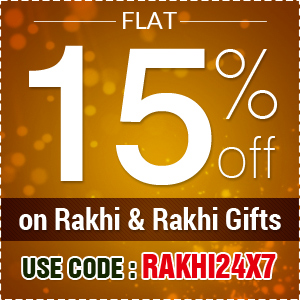 Deals | Early Bird Offer! Flat 15% Off on Rakhi and Rakhi 