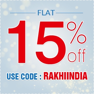 Deals | Flat 15% Off on Rakhi Shopping.