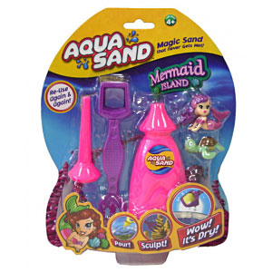 aqua sand mermaid island