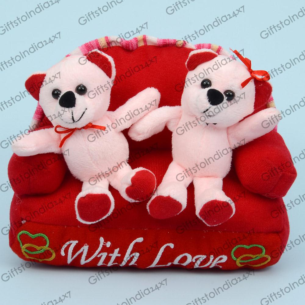 cute teddy couple dp