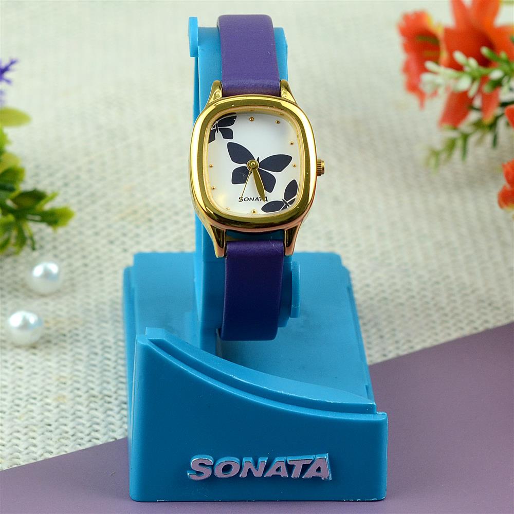 Sonata ne8060yl01 women's watches