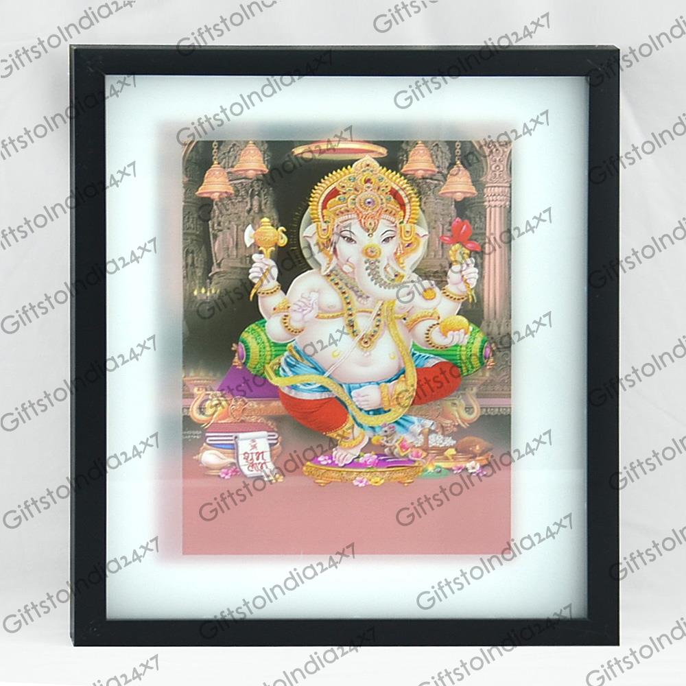 Lord Ganesha Photo Frame, Spiritual Gifts on Dhanteras