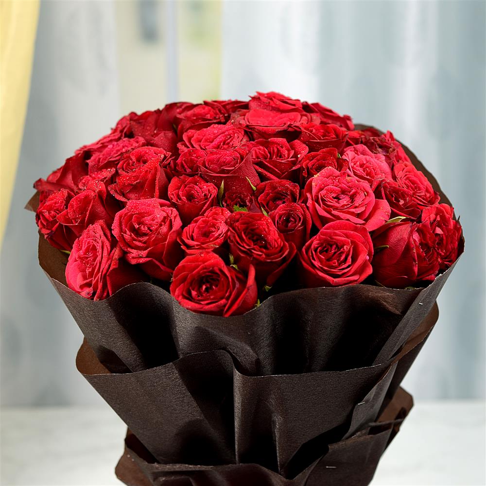 Exclusive Hot Red Roses, Roses on Valentine Day
