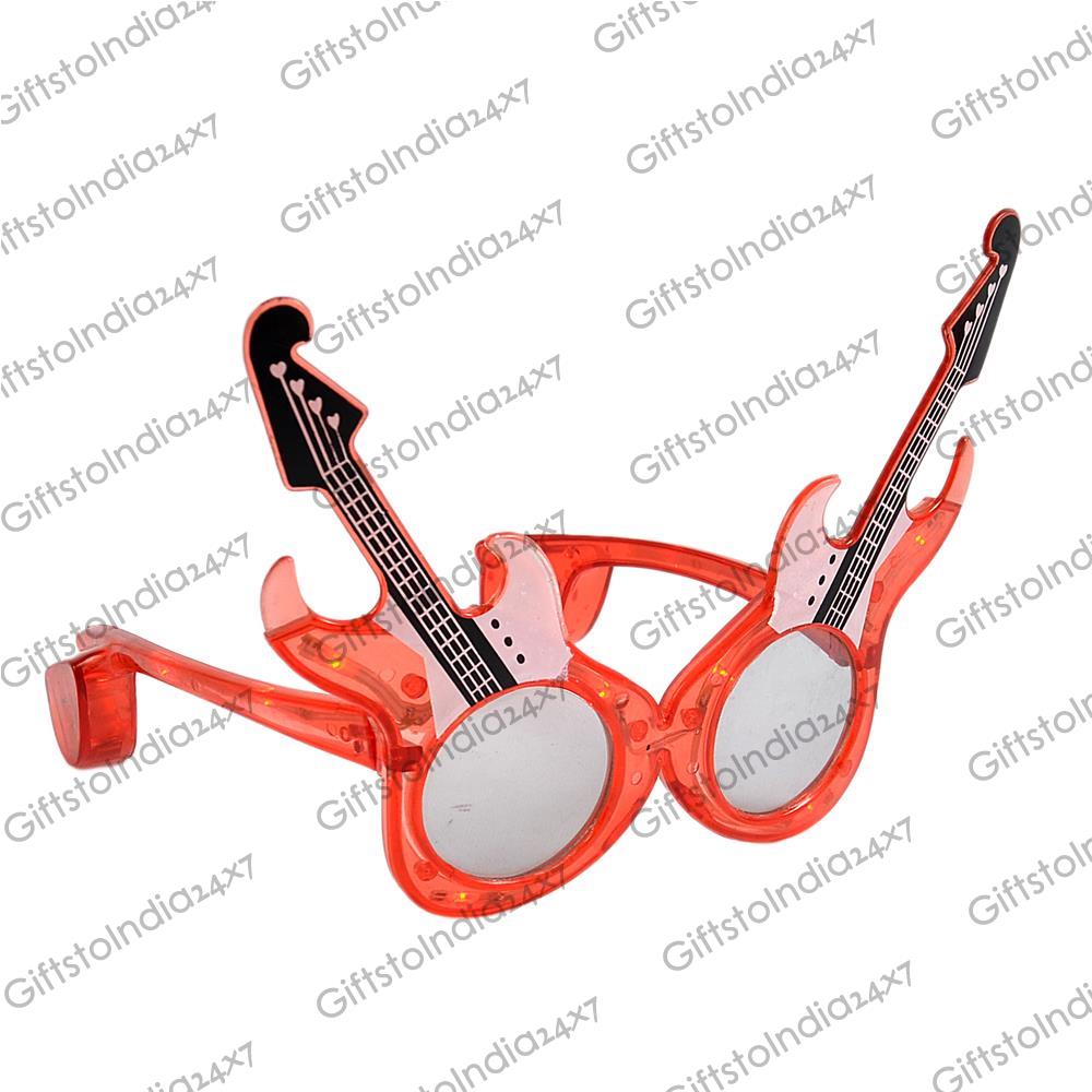 Glowing Guitar Shaped Sunglasses
