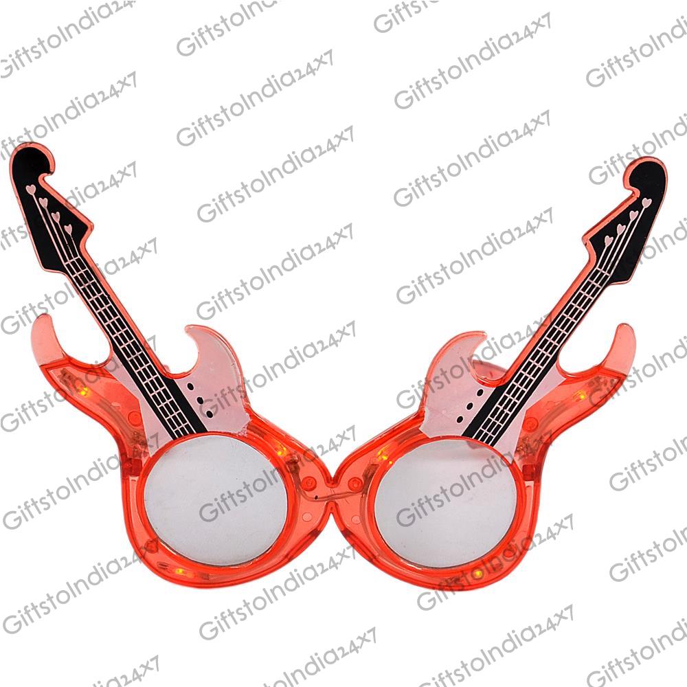 Glowing Guitar Shaped Sunglasses