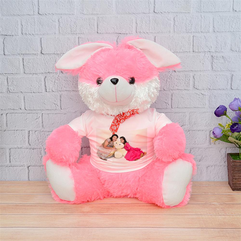 personalised rabbit teddy