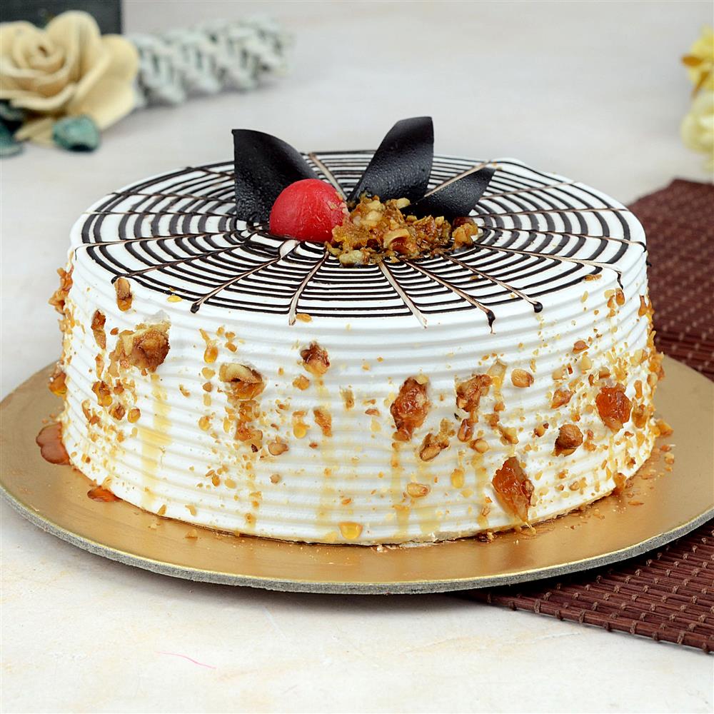 Crunchy Delicious Butter Scotch cake 500gm, Cakes on Birthdays