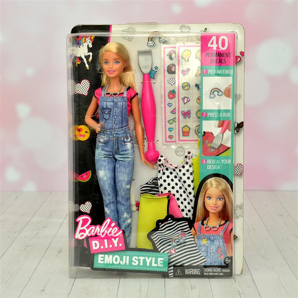 barbie emoji style doll