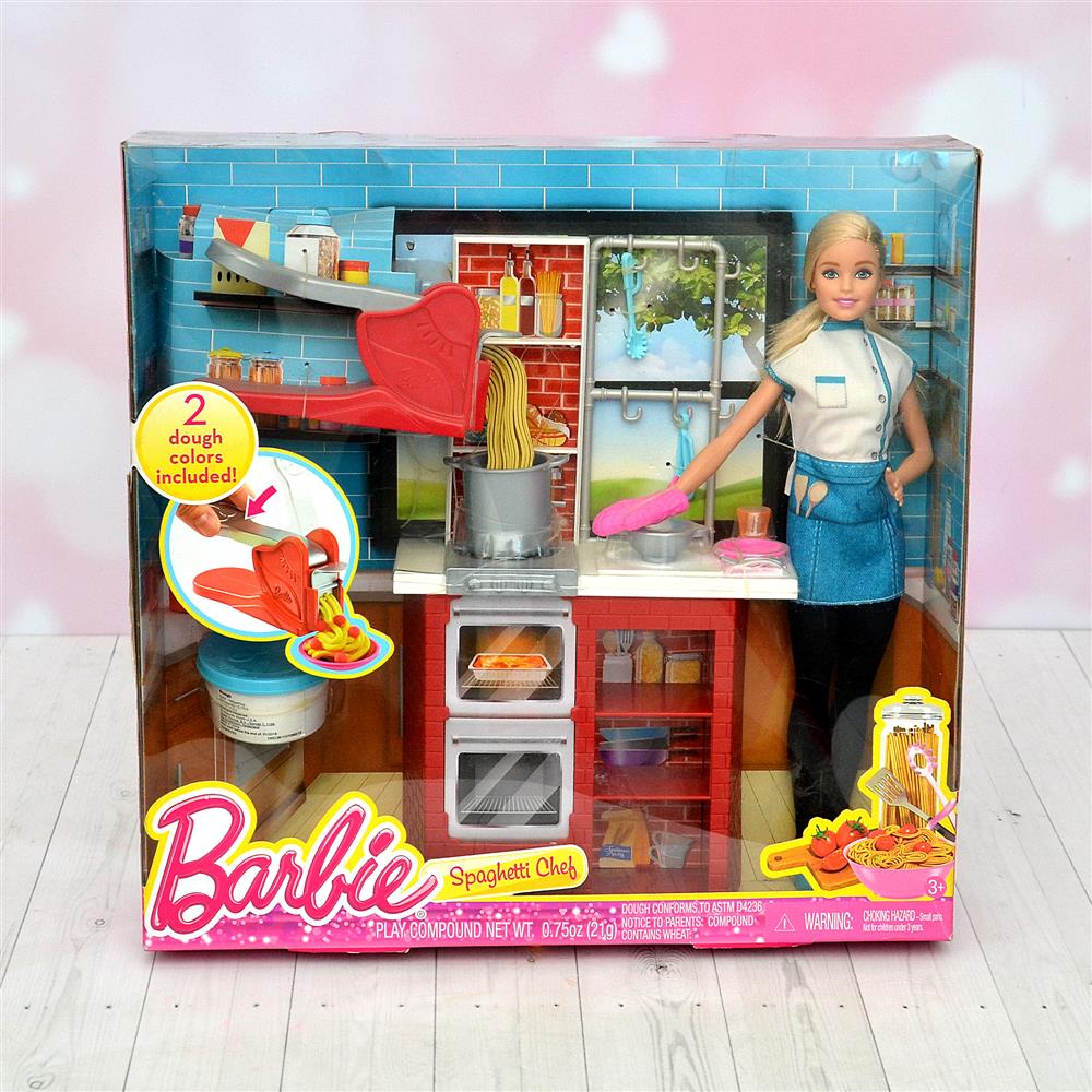barbie spaghetti chef