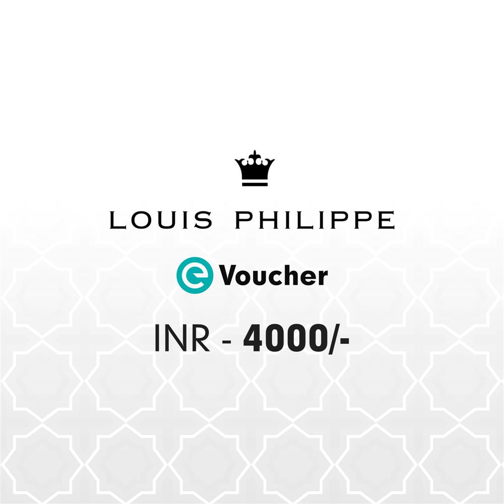 Louis Philippe E-Voucher Worth Rs 4000, Louis Philippe E-Voucher Worth Rs 4000