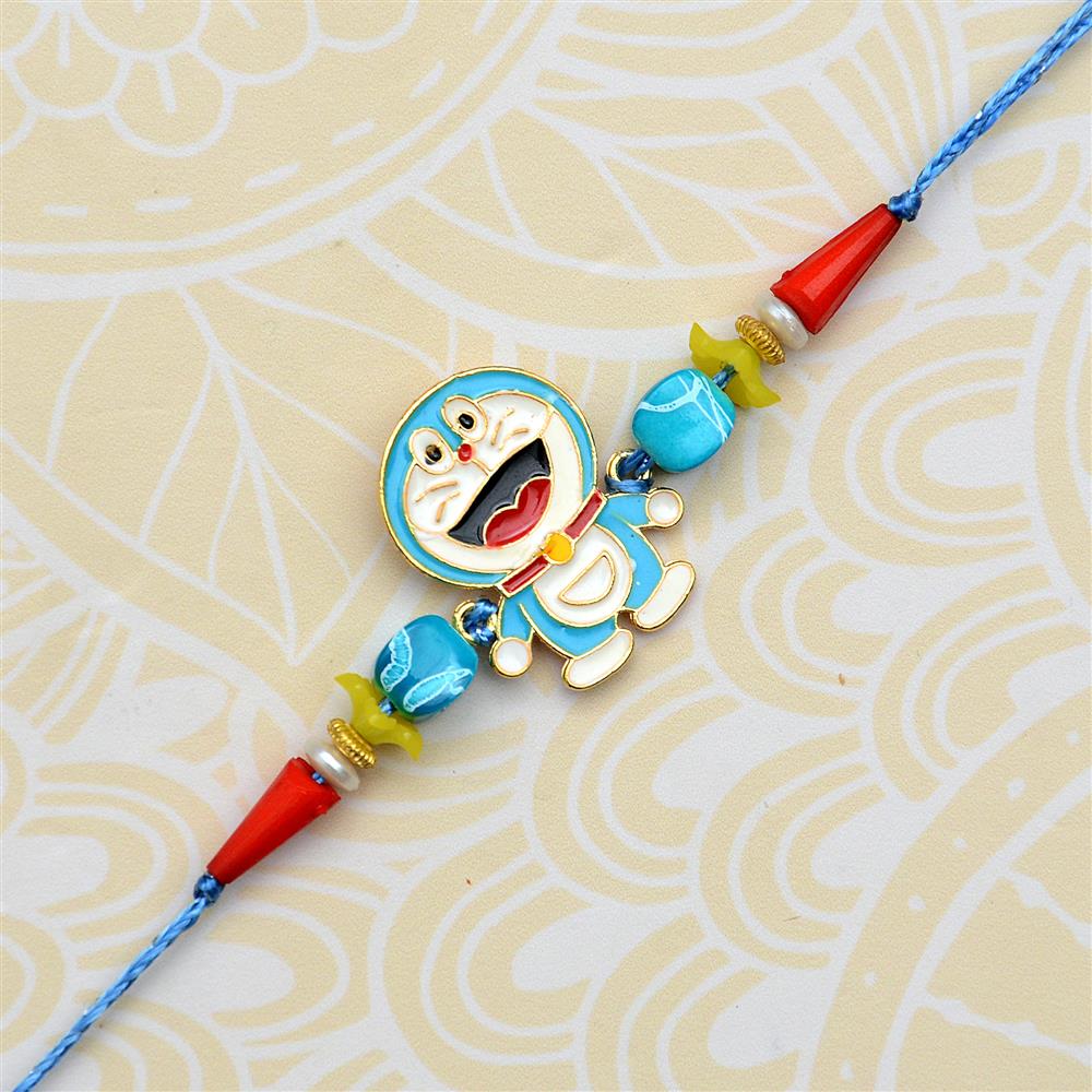 Metallic Doraemon Kids Rakhi Kids Rakhi