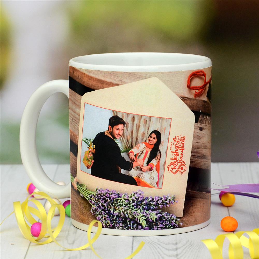 Personalized Rakhi Mug, Personalised Rakhi Gifts on Rakhi