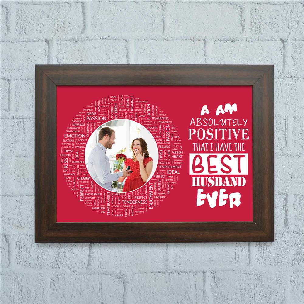 Best Husband Personalized Photo Frame, Personalized Photo Gifts on