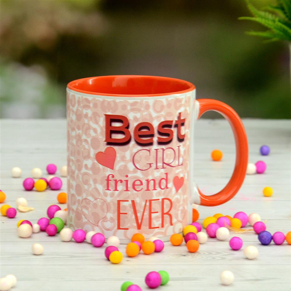 Best Girlfriend Personalized Mug, Valentine Gifts for Girlfriend