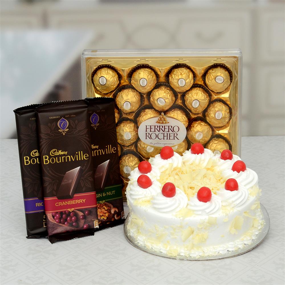 Bournville With Ferrero Rocher &amp; Cake Hamper