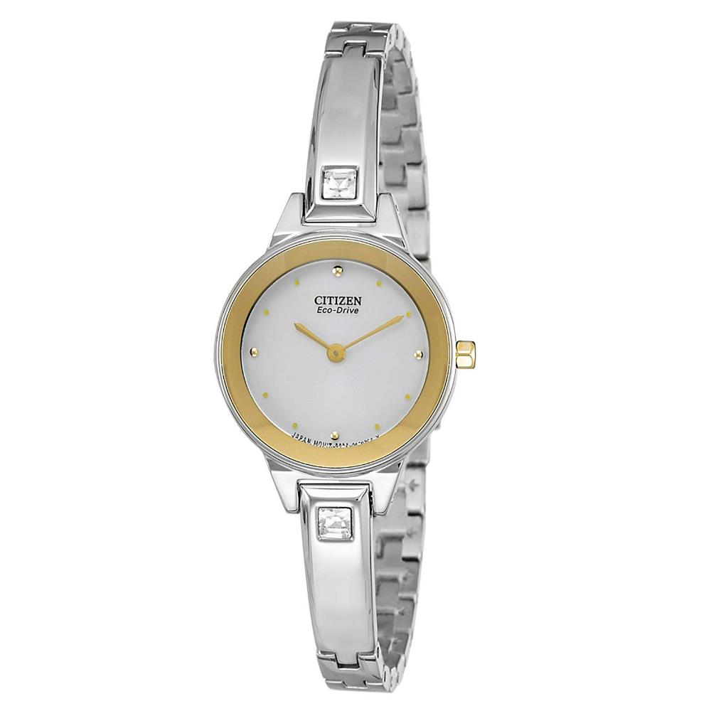 citizen white dial watch