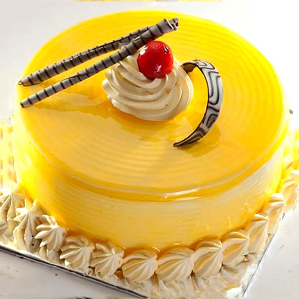 Mango Theme Cake Delicious Mango Flavor Cake 1Kg, Cakes