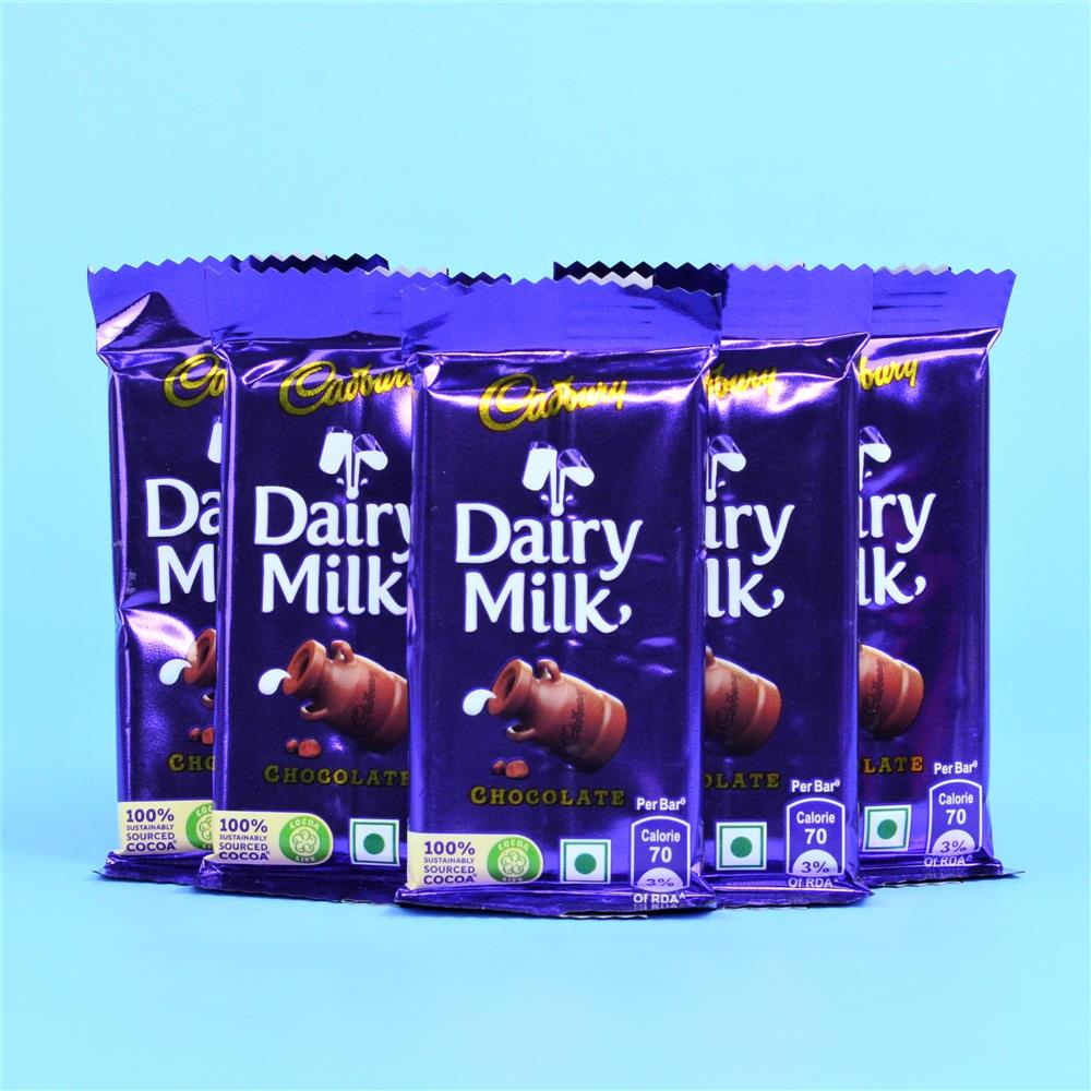 5 Pcs of Dairy Milk Chocolate