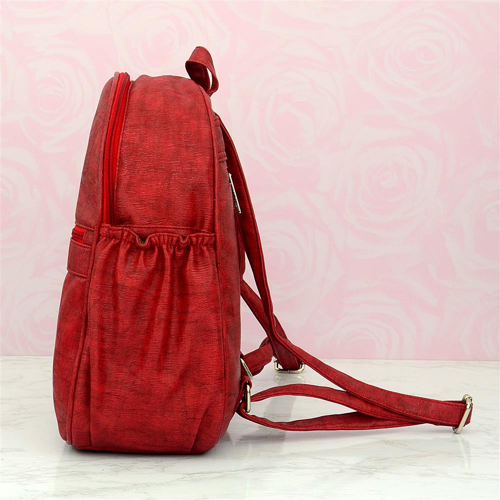 Stylish Printed Ladies Backpack Valentine Gift for Her