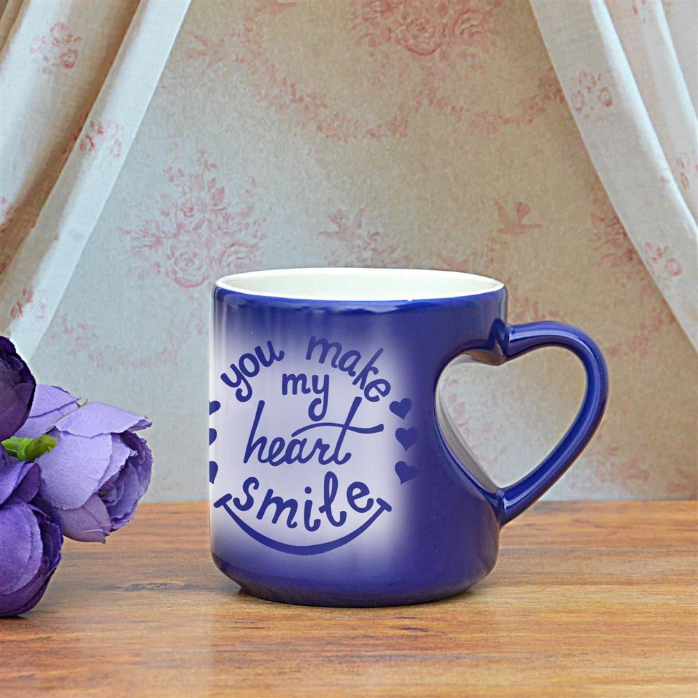 Adorable Custom Mug With Love Handle