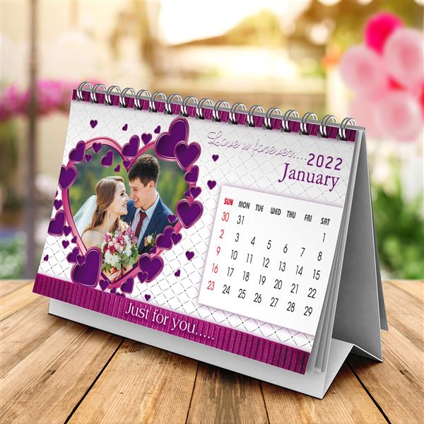 Send Personalized Love Calendars on Valentines Day to India