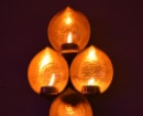 3 Oval Diya