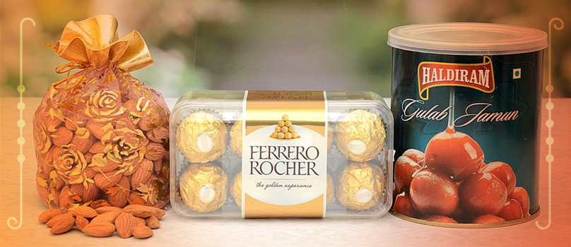 Almonds Ferrero Sweets Combo Almonds Ferrero Sweets Combo