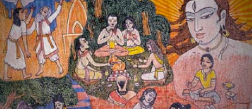 Antique Sadhu Painting Antique Sadhu Painting
