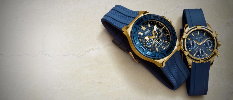 Blue Resin Band Watch Blue Resin Band Watch