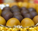 Brown Yellow Ladoos