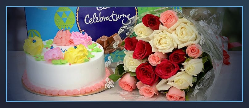 Cake Flowers Celebration Dad Cake Flowers Celebration Dad