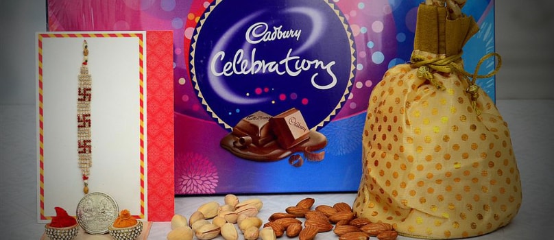 Celebration Potli Dryfruits Rakhi Celebration Potli Dryfruits Rakhi