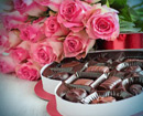 Choco Heart Box Roses