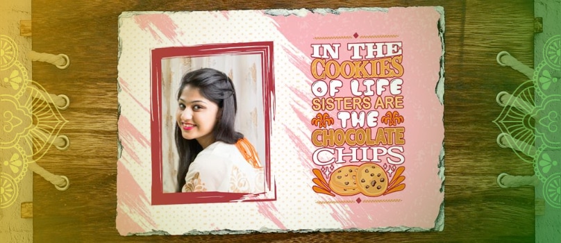 Chocolaty Frame Sister Rakhi Chocolaty Frame Sister Rakhi