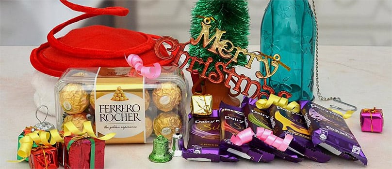 Christmas celebration with exclusive gifts Christmas celebration with exclusive gifts