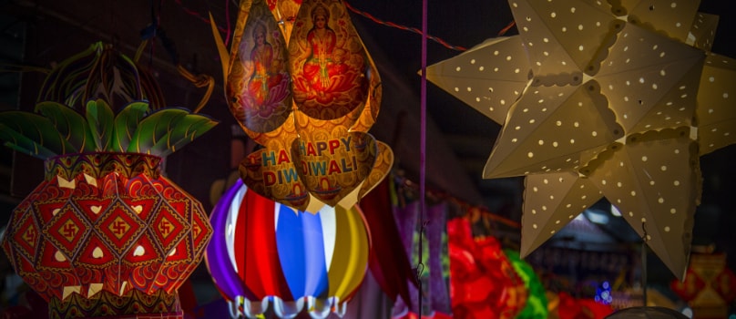 Colourful Lanterns Hanging Colourful Lanterns Hanging