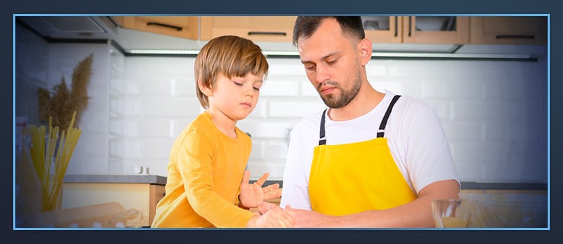 Cooking Time Dad Son Cooking Time Dad Son