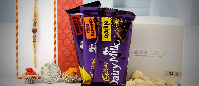 Dairy Milk Rakhi Set Dairy Milk Rakhi Set