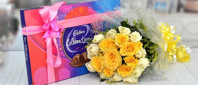 Send flowers and chocolates Send flowers and chocolates