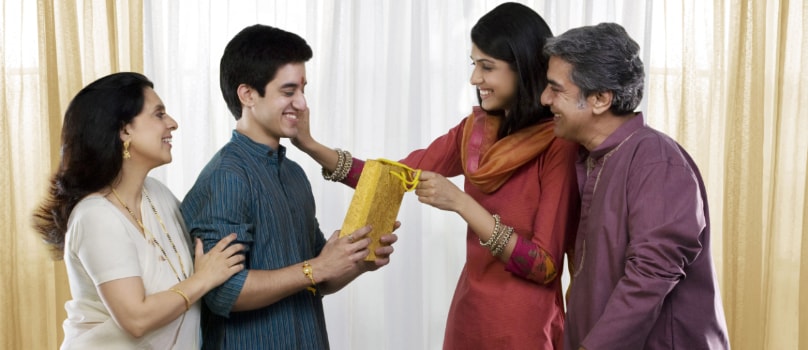 Giving Gifts to Brother Giving Gifts to Brother
