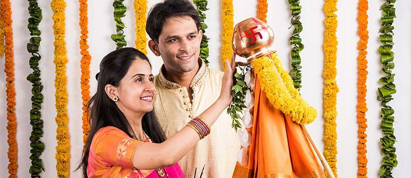 Gudi Padwa ritual Gudi Padwa ritual