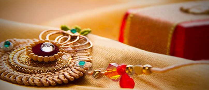 Jute Stone Rakhi Jute Stone Rakhi